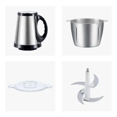 2000ml Electric Meat Chopper Food Processor Multi Blender Meat Fruit V